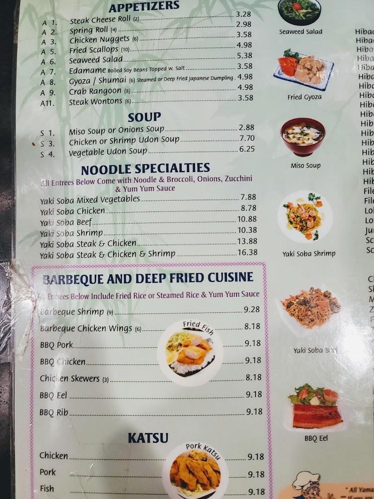 New Yamazato Japanese restraunt Menu image 3