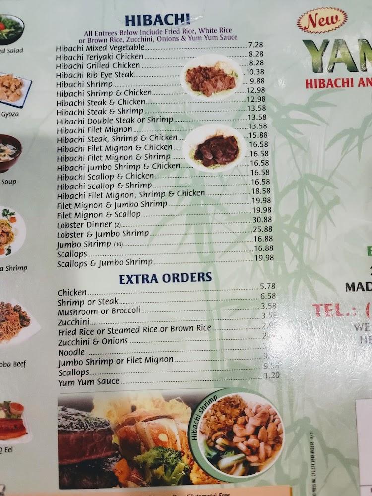 New Yamazato Japanese restraunt Menu image 4